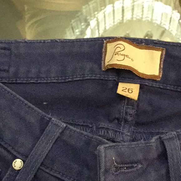 PAIGE cobalt blue Size 26 Skinny Jean - Picture 5 of 5